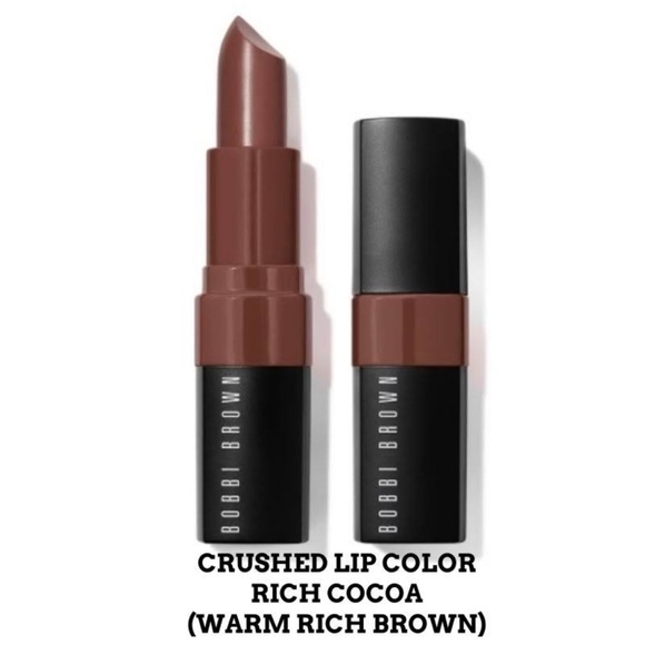 🌙🍭Bobbi Brown Rich Cocoa Crushed Lipstick NIB - Picture 8 of 8
